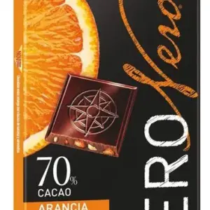 Novi Tavoletta Nero Arancio Mandorla étcsokis narancsos–mandulás tábla 75 g