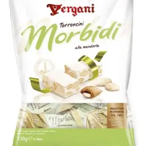 Vergani Torrone Morbido Mandorla puha mandulás nugát 130 g
