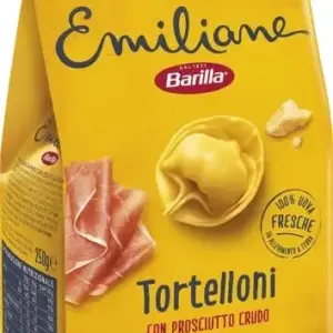 Barilla Emiliane Tortelloni Crudo e Parmigiano sonkás–parmezános tortelloni 250 g