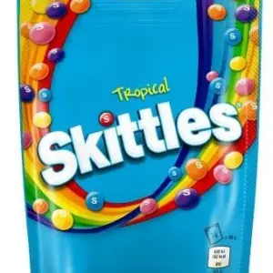 Skittles Tropical trópusi ízű cukorka 136 g