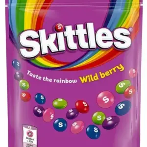 Skittles Wildberry erdei gyümölcsös cukorka 136 g