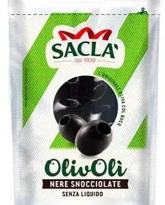 Sacla Olivoli Nere Snocciolate kimagozott fekete olívabogyó 75 g