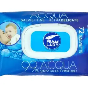 Piuma Lady vizes baba törlőkendő tetővel 72 db