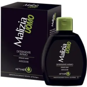 Malizia Uomo vetyver illatú férfi intim mosakodó 200 ml