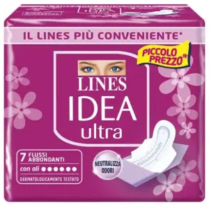 Lines Idea hosszú szárnyas egészségügyi betét 7 db