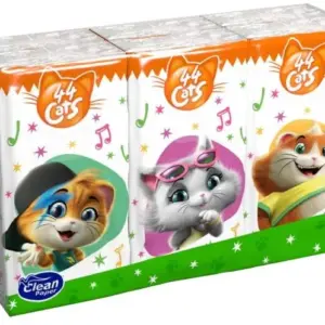 Disney 44 Cats gyermek papírzsebkendő 6 csomag