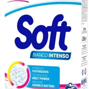 Soft fehér ruhákhoz való mosópor 5,25 kg (105 adag)