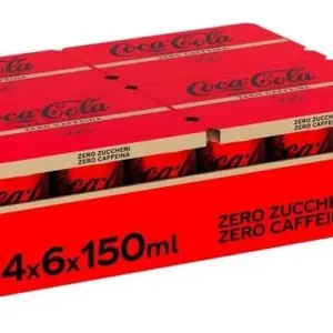Coca-Cola Zero koffeinmentes mini dobozos (6×150 ml)