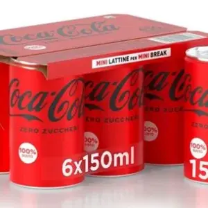 Coca-Cola Zero mini dobozos ital (6×150 ml)