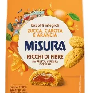 Misura Fibraextra rostban gazdag narancsos töltött keksz 260 g