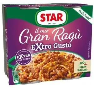 Star Gran Ragù extra ízű hússzósz 2×180 g