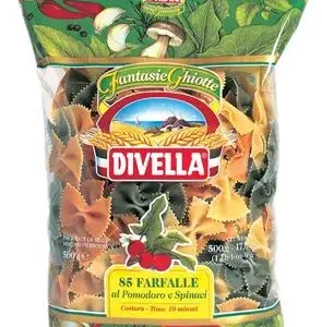 Divella trikolór farfalle tészta No.85 500 g