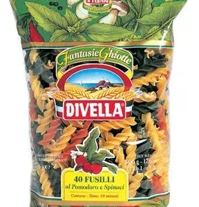Divella trikolór fusilli tészta No.40 500 g