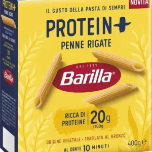 Barilla Protein Plus magas fehérjetartalmú penne rigate tészta 400 g