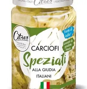 Citres fűszeres olajban pácolt articsóka (Giudea stílus) 290 g