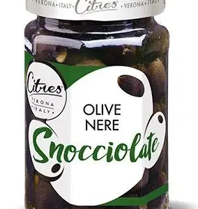 Citres kimagozott fekete olívabogyó sóban 290 g