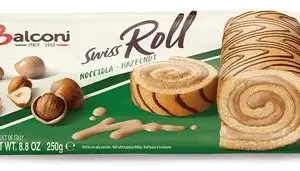 Balconi Roll Nocciola mogyorókrémes piskótatekercs 250 g (zöld csomagolás)