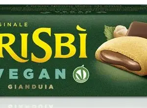 Grisbì Vegan Gianduia vegán mogyorós csokikrémes keksz 135 g
