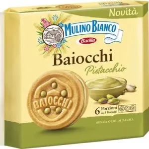 Mulino Bianco Baiocchi Pistacchi pisztáciakrémes keksz 168 g