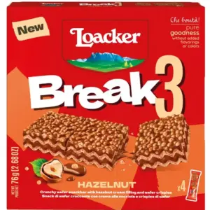 Loacker Barretta Nocciola mogyorós szelet (4 db-os)