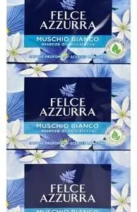 Felce Azzurra fehér moha illatú szappan 3 db-os csomag