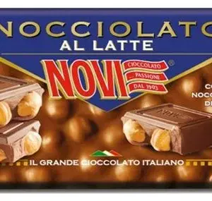 Novi Tavoletta Nocciolato Latte mogyorós tejcsokoládé tábla 130 g