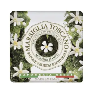 Nesti Dante Marsiglia Toscano olasz növényi szappan – Fehér pézsma, 200 g