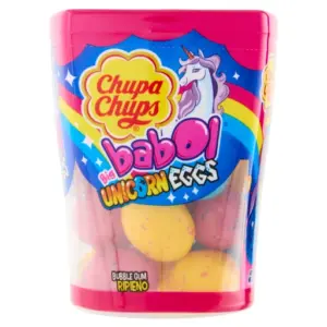 Chupa Chups Big Babol Unicorn Eggs gyümölcsös rágógumi 90 g