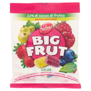 Dufour Big Frut erdei gyümölcsös zselés cukorka 90 g