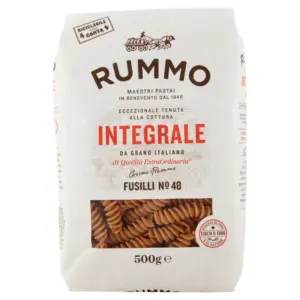 Rummo Integrale Fusilli No. 48 teljes kiőrlésű durum tészta 500 g