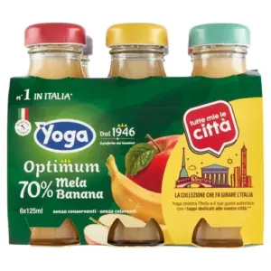 Yoga Optimum alma-banán gyümölcsital 6×125 ml
