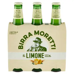 Birra Moretti al Limone citromos radler sör 1,3% 3×330 ml