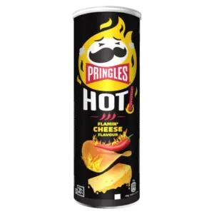 Pringles Hot Flamin' Cheese csípős sajtos snack 160 g