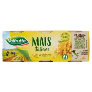 Valfrutta párolt csemegekukorica 3×140 g