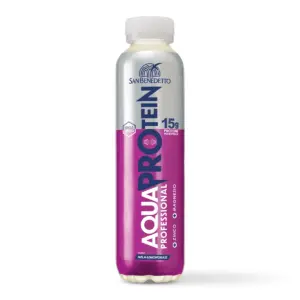 San Benedetto Aqua Protein alma–citromfű ízű fehérjeital 400 ml