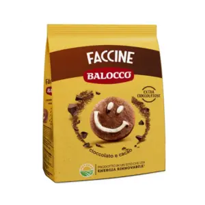 Balocco Faccine kakaós-csokoládés omlós keksz 700