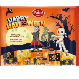 Zaini Happy Halloween tejkaramella és tejcsokoládé válogatás 160 g