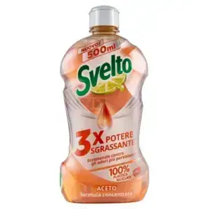 Svelto Aceto koncentrált ecetes kézi mosogatószer 500 ml