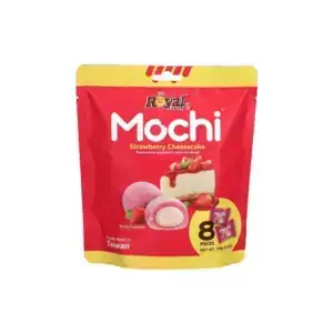 Royal Family Mochi eper-sajttorta ízű krémmel töltve 120 g